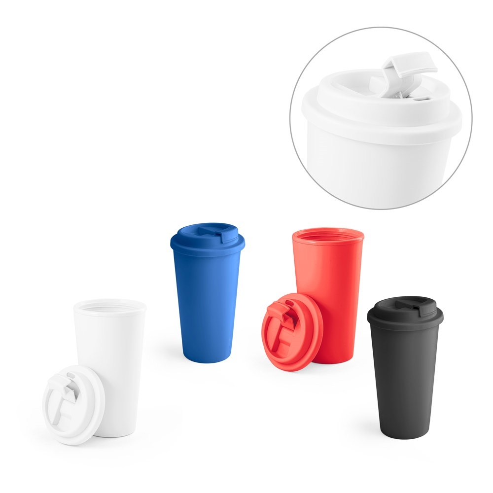 CUPPARI. Bicchiere da viaggio 100% PP - 94041