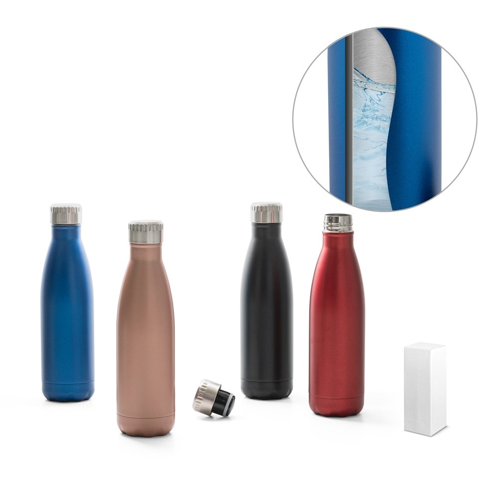 SHOW SATIN. Borraccia in acciao inox 540ml - 94771