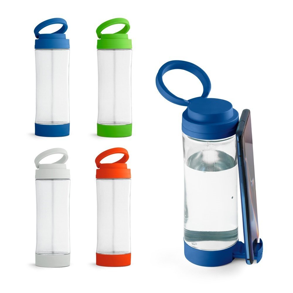 QUINTANA. Borraccia sportiva in vetro con tappo in PP 390 mL - 94783