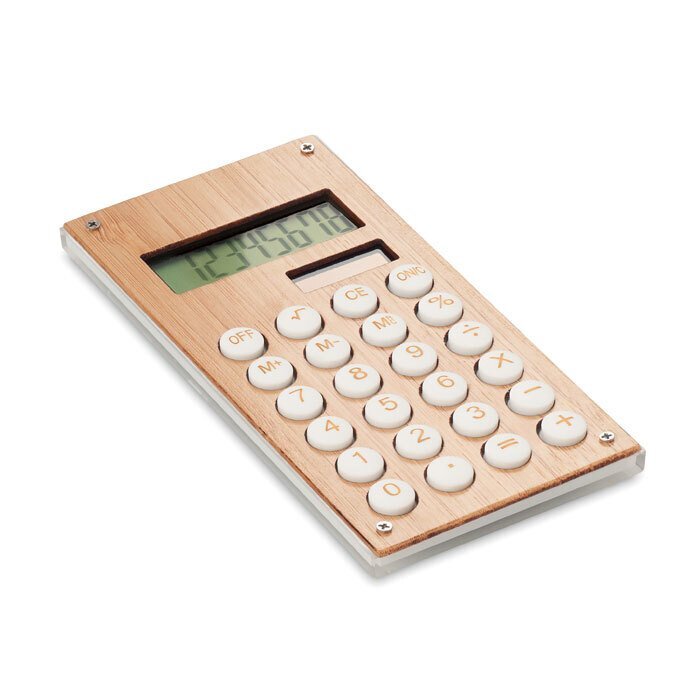 CALCUBAM. Calcolatrice in bamboo - MO6215