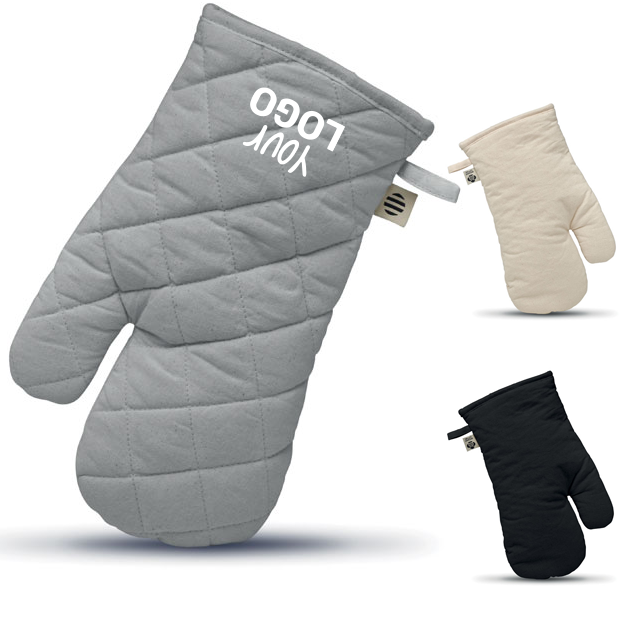 guanti da forno in cotone personalizzabile mo6381