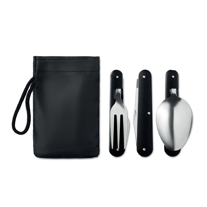 3 SERVICE. Set posate da campeggio - MO9503