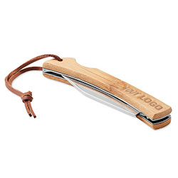 MANSAN. Coltello pieghevole in bamboo - MO6623