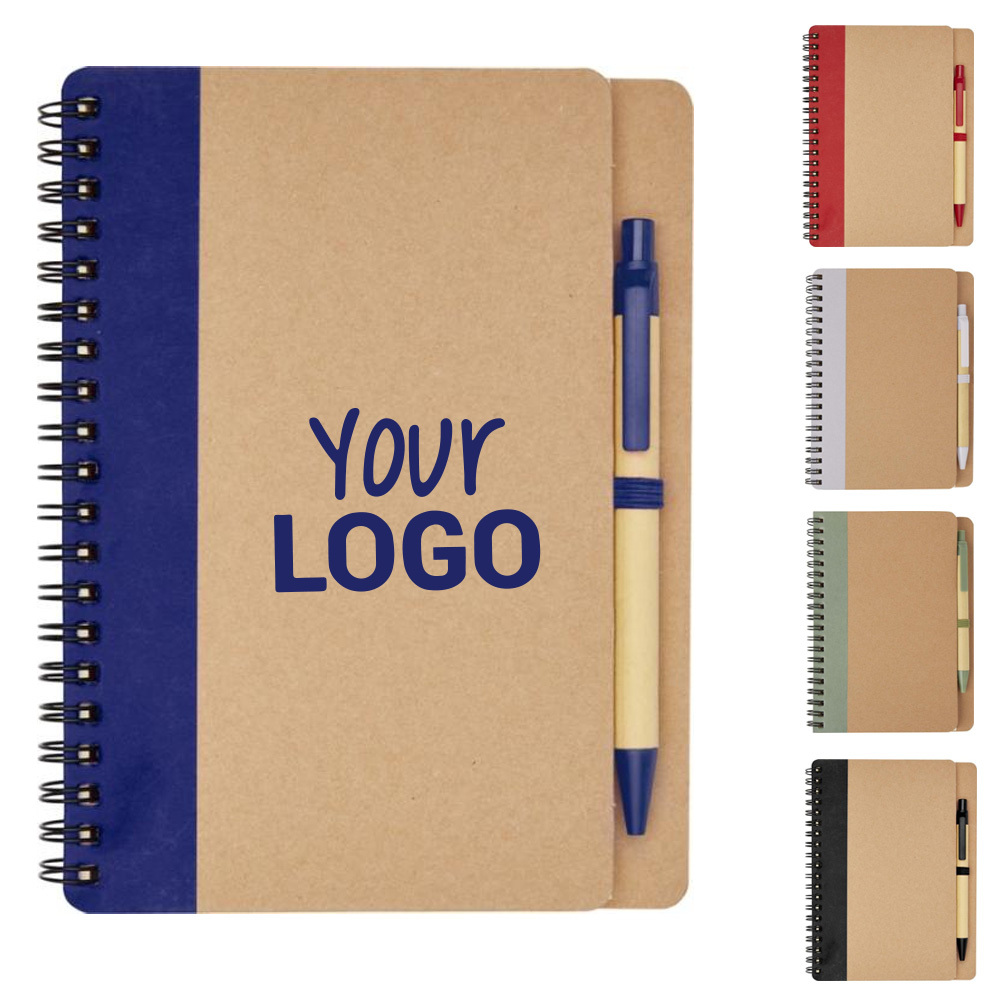 Blocco note riciclato con penna Priestly - 106268 personalizzabile