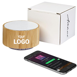 Altoparlante Bluetooth in bambù Cosmos personalizzabile