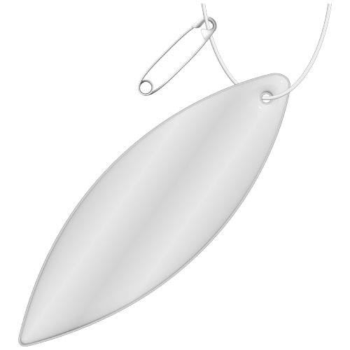 Gancio catarifrangente a ellisse in PVC con catenella RFX™ - 1PR112