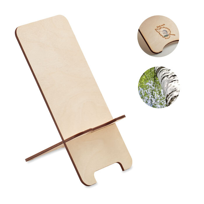 GROUW STAND. Supporto pertelefono betulla - MO6690