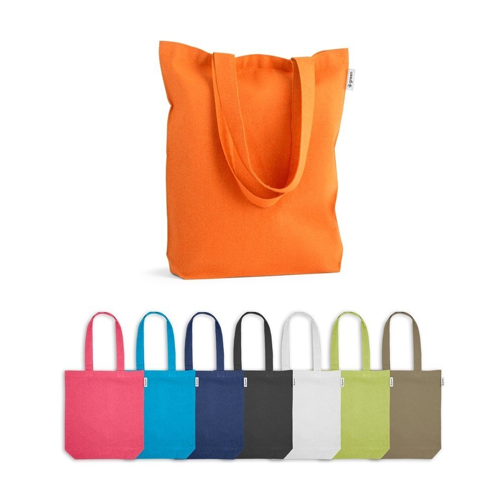 MERIDA. Borsa (220 g/m²) in cotone (50%), cotone riciclato (30%) e poliestere (20% rPET) - 92326