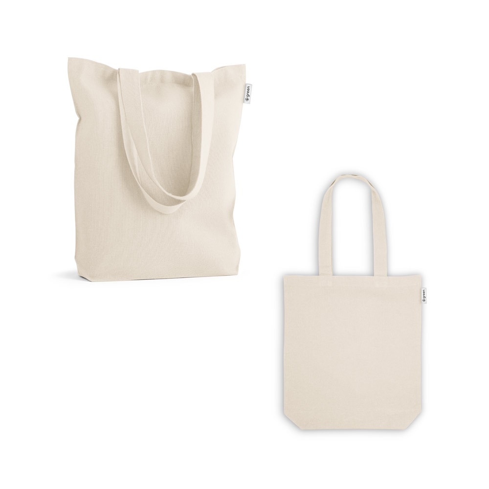 GIRONA. Borsa in cotone (50%), cotone riciclato (30%) e poliestere (20% rPET) (220 g/m²) - 92331