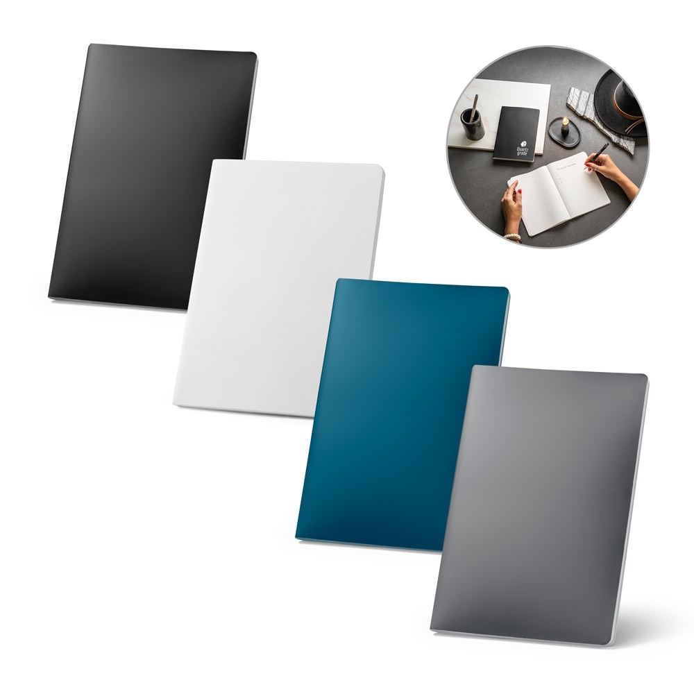 QUEIROS. Block notes A5 con copertina resistente all'acqua - 93283