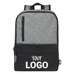 Zaino bicolore per portatile da 15" in materiale riciclato certificato GRS Reclaim 14L - 120655