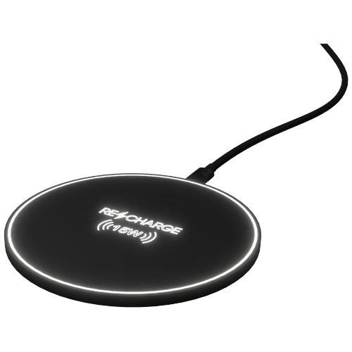 Stazione di ricarica wireless da 15 W con logo luminoso SCX.design W21 - 1PX180