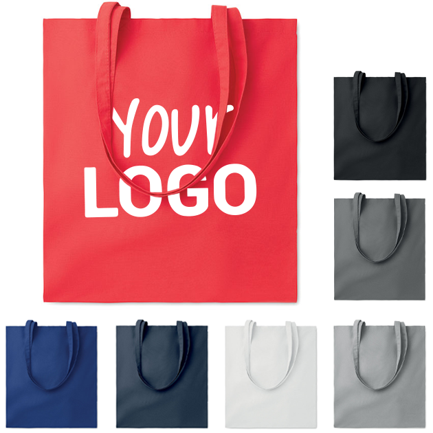 TURA COLOUR. Shopper in cotone biologico EU MO6851 personalizzabile