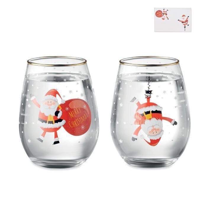 NOEL. Set di 2 bicchieri di Natale - CX1501