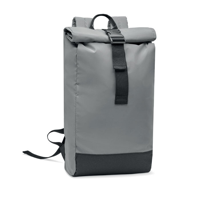 zaino Rolltop riflettente personalizzato
