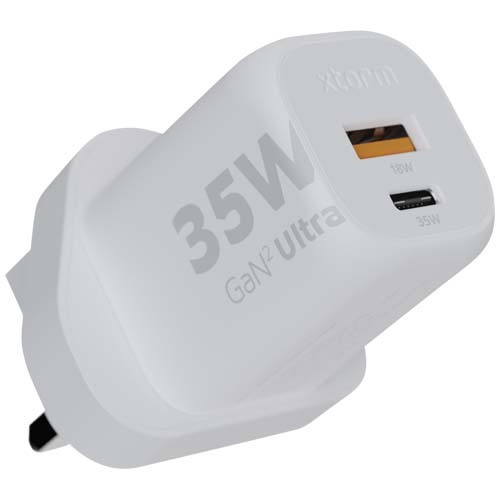 Caricabatterie da parete 35 W con spina UK Xtorm XEC035 GaN² Ultra - 124408