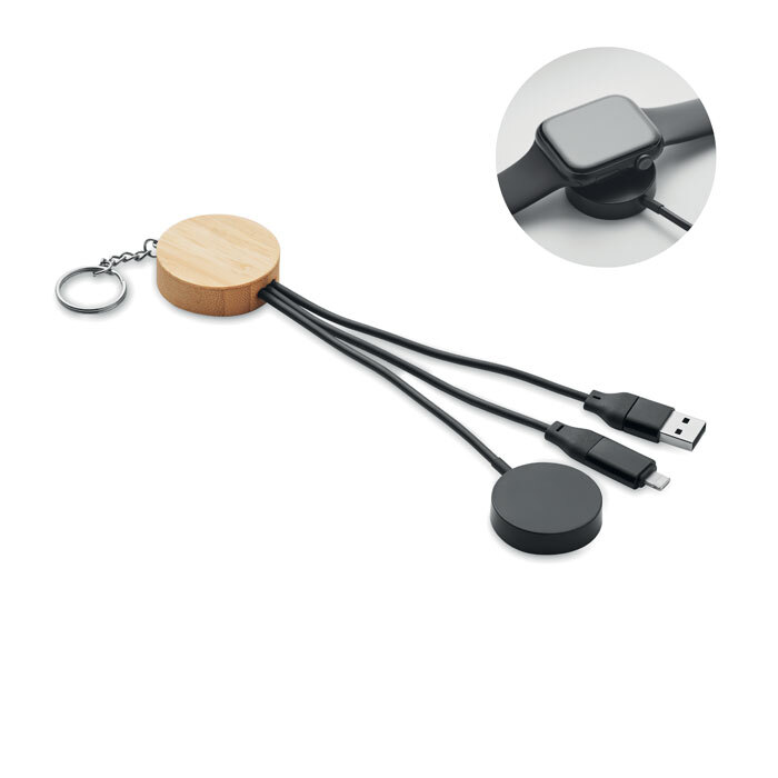 BULE. Portachiavi con cavo 4 in 1 60W - MO2451