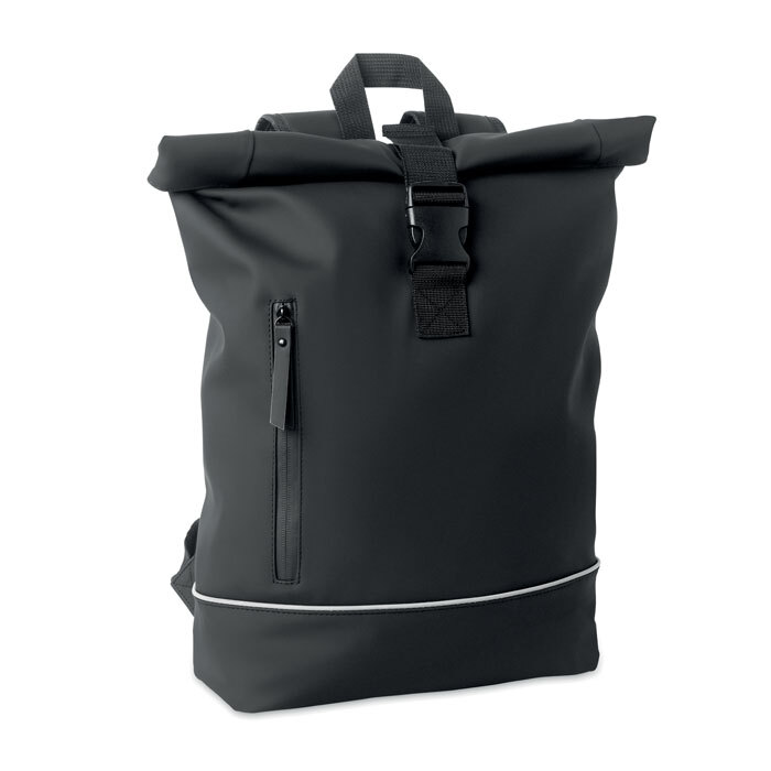 LAPTOSA. Zaino in PU rolltop per laptop 15" - MO2581