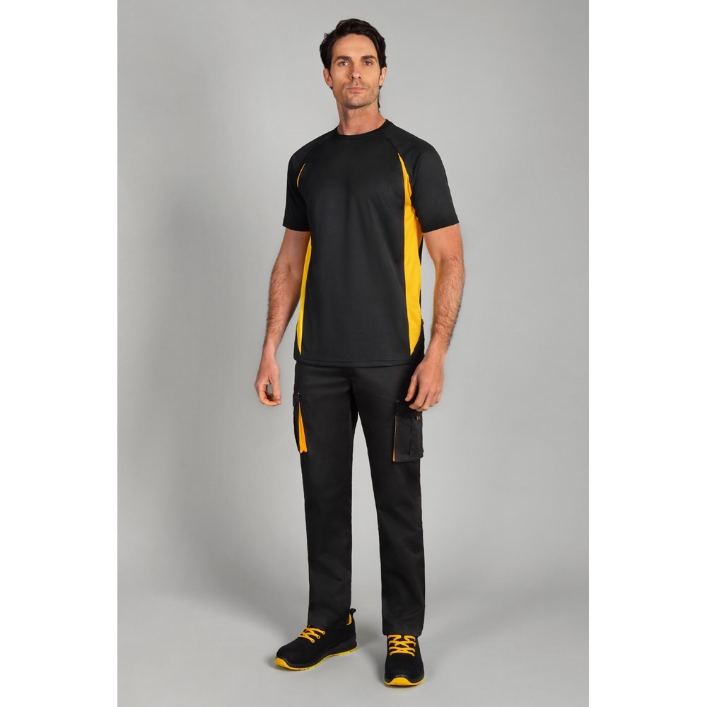 VL SLAYER. T-shirt tecnica bicolore bird-eye (160g/m&sup2;), in poliestere (100%) - 36034